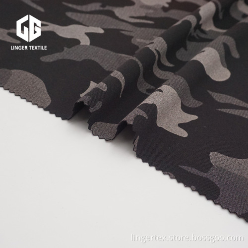 Transfer Printing TC Camouflage Printed Fabric